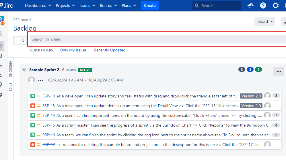 Wide range of custom field