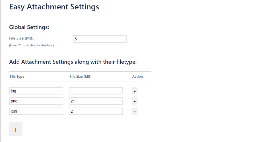 Total Control Over Attachments